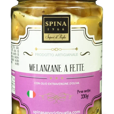 Melanzane a Fette con olio evo 330 g