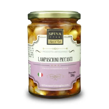 Lampascioni con peperoncino con olio evo 330 g