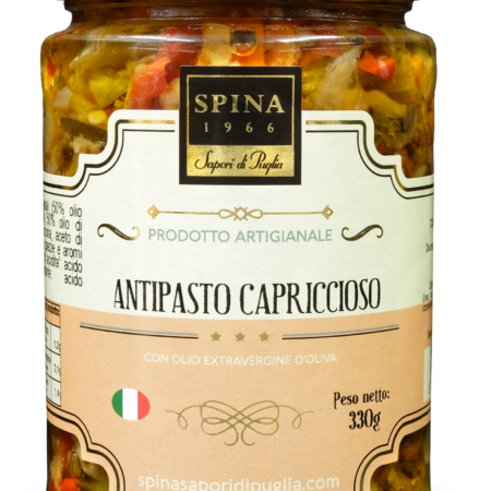 Antipasto Capriccioso con peperoncino con olio evo 330 g